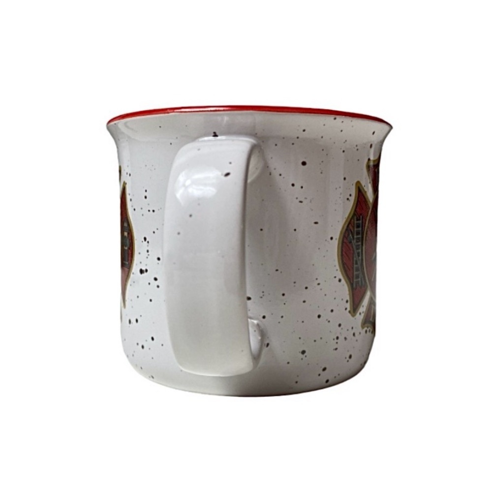 NWT Spoontiques Firefighter Ceramic Camper Mug, 14 oz - Picture 8 of 10